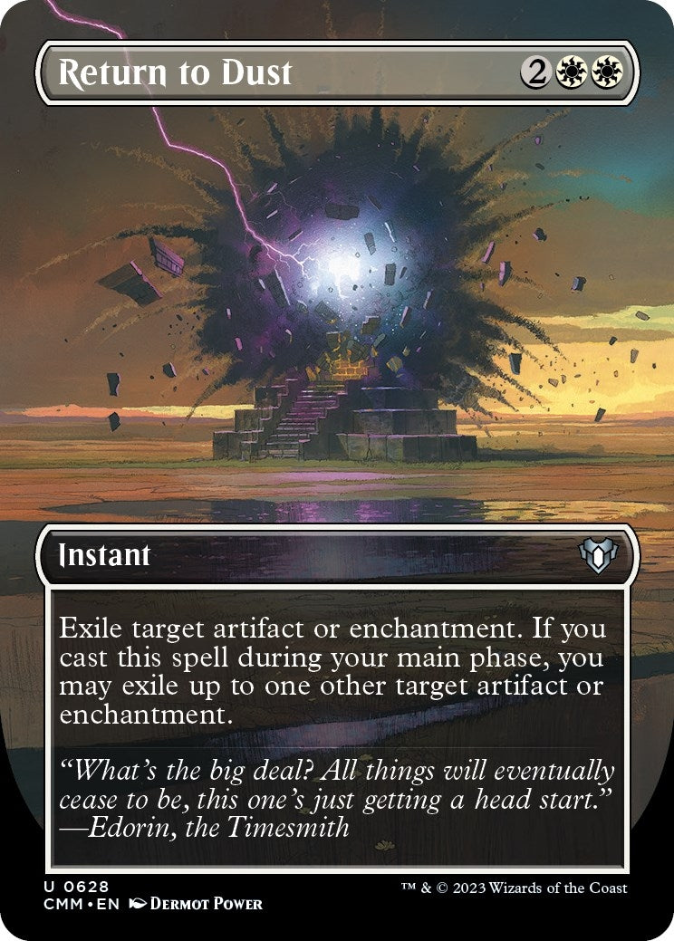Image for Return to Dust (Borderless) (628) (Commander Masters) - Magic: The Gathering