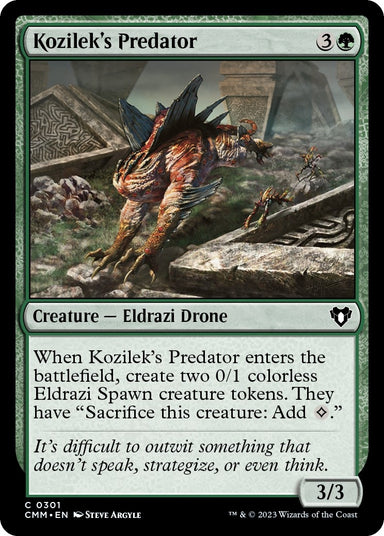 Image for Kozilek's Predator (301) (Commander Masters) - Magic: The Gathering