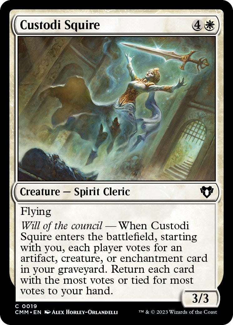 Image for Custodi Squire (19) (Commander Masters) - Magic: The Gathering