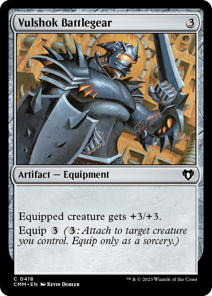 Image for Vulshok Battlegear (418) (Commander Masters) - Magic: The Gathering