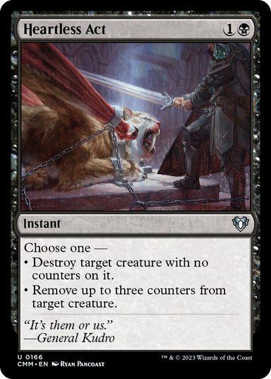 Image for Heartless Act (166) (Commander Masters) - Magic: The Gathering
