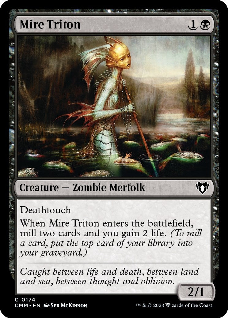 Image for Mire Triton (174) (Commander Masters) - Magic: The Gathering