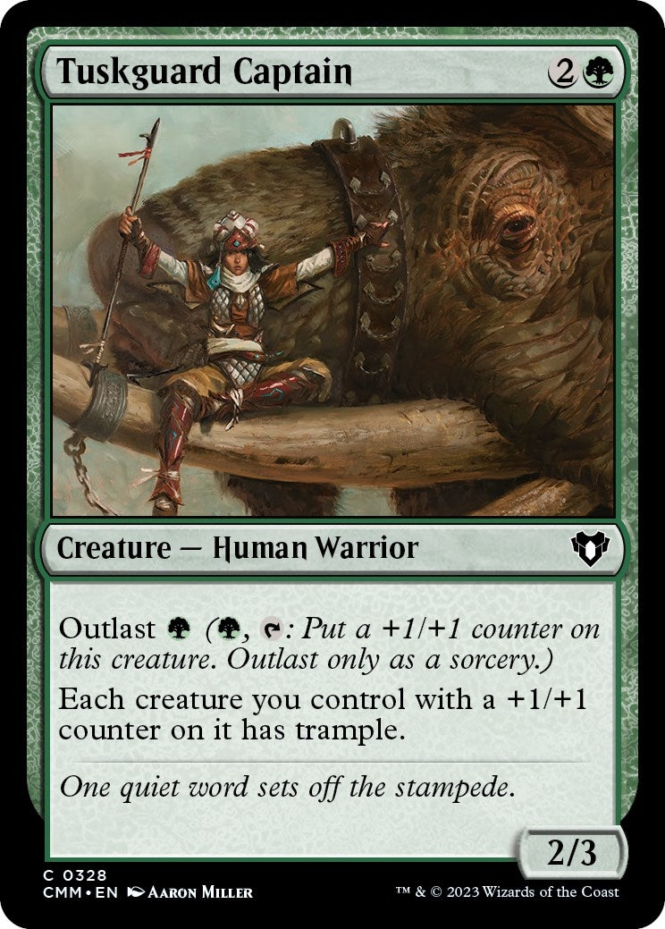 Image for Tuskguard Captain (328) (Commander Masters) - Magic: The Gathering