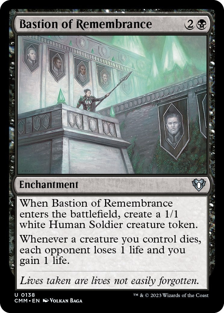 Image for Bastion of Remembrance (138) (Commander Masters) - Magic: The Gathering
