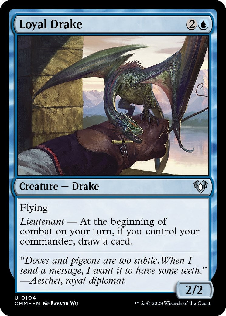 Image for Loyal Drake (104) (Commander Masters) - Magic: The Gathering
