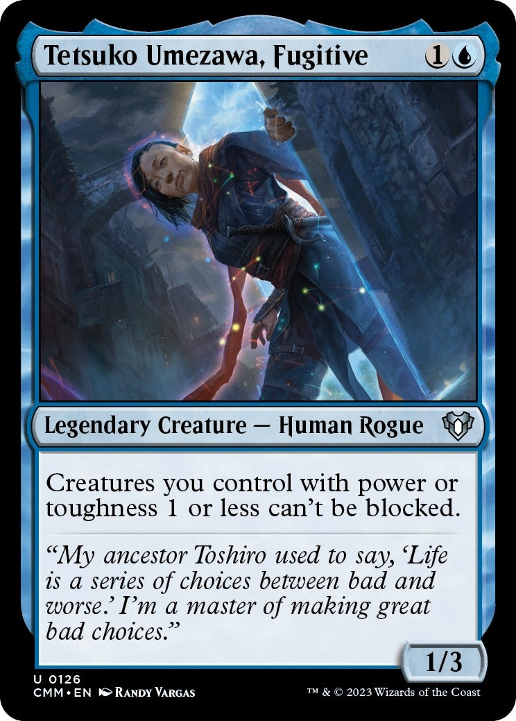 Image for Tetsuko Umezawa, Fugitive (126) (Commander Masters) - Magic: The Gathering
