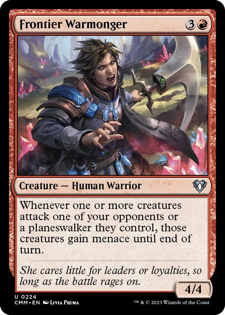 Image for Frontier Warmonger (224) (Commander Masters) - Magic: The Gathering
