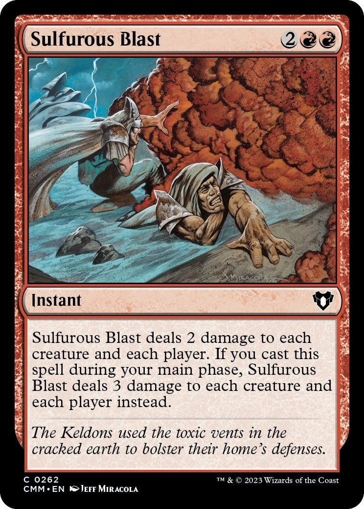 Image for Sulfurous Blast (262) (Commander Masters) - Magic: The Gathering