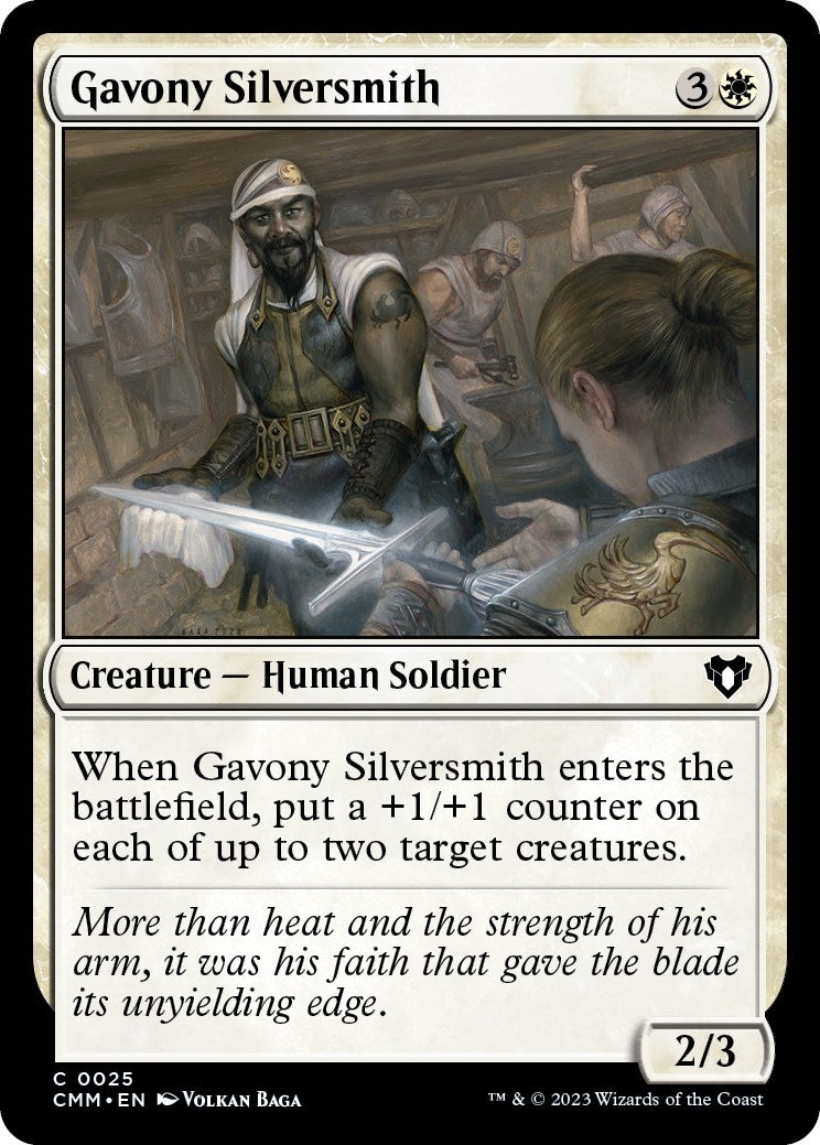 Image for Gavony Silversmith (25) (Commander Masters) - Magic: The Gathering