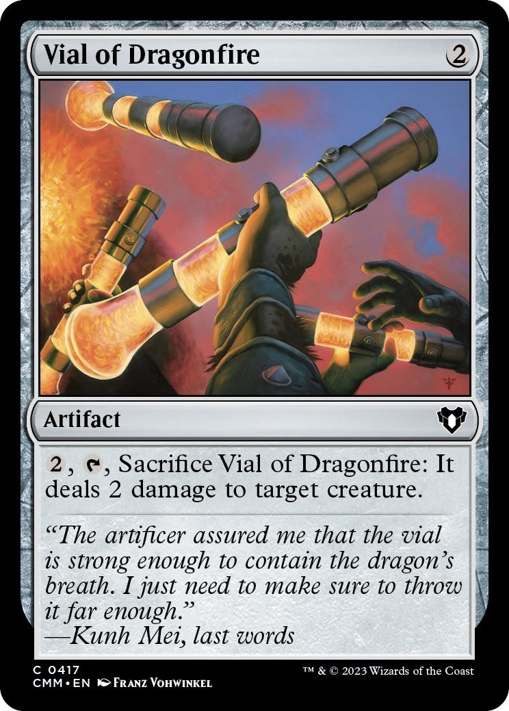 Image for Vial of Dragonfire (417) (Commander Masters) - Magic: The Gathering