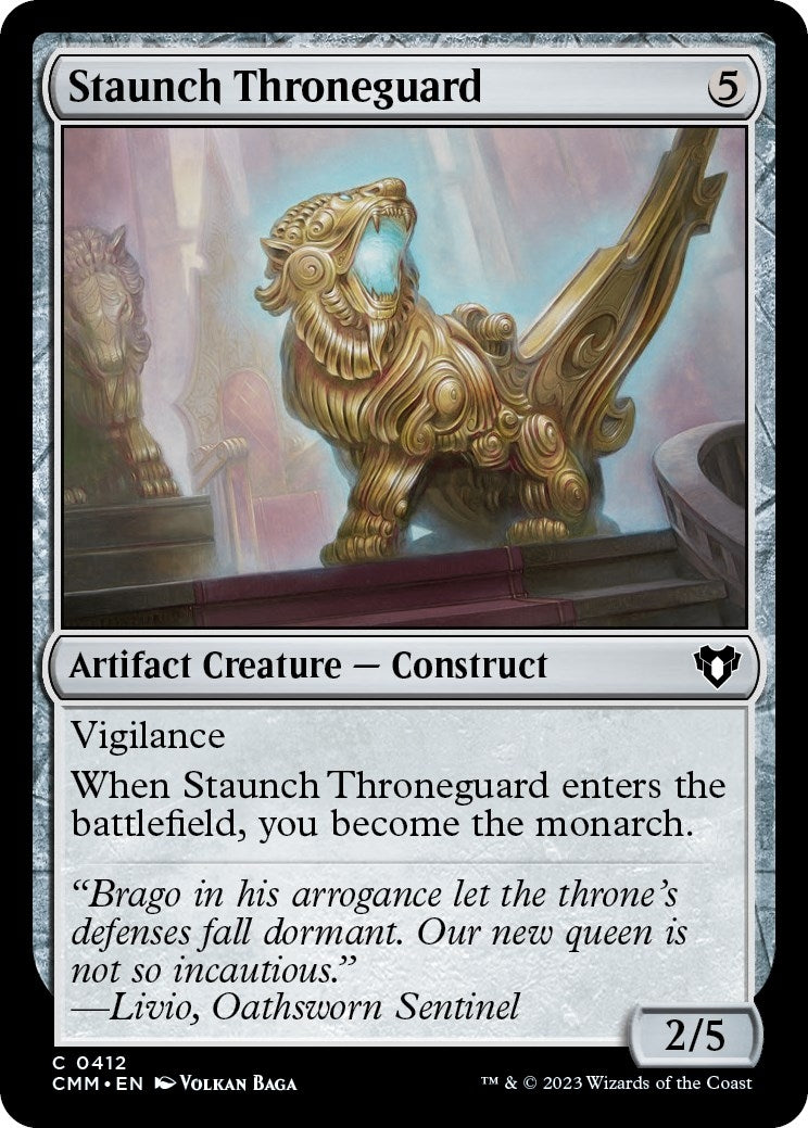 Image for Staunch Throneguard (412) (Commander Masters) - Magic: The Gathering