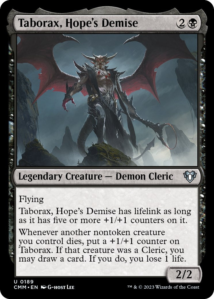 Image for Taborax, Hope's Demise (189) (Commander Masters) - Magic: The Gathering
