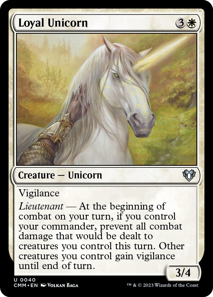 Image for Loyal Unicorn (40) (Commander Masters) - Magic: The Gathering