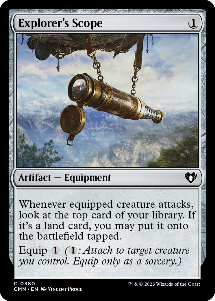 Image for Explorer's Scope (380) (Commander Masters) - Magic: The Gathering