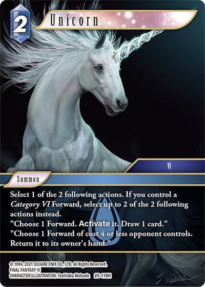 Unicorn 20-118H