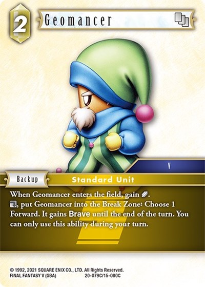 Geomancer 20-079C/15-080C