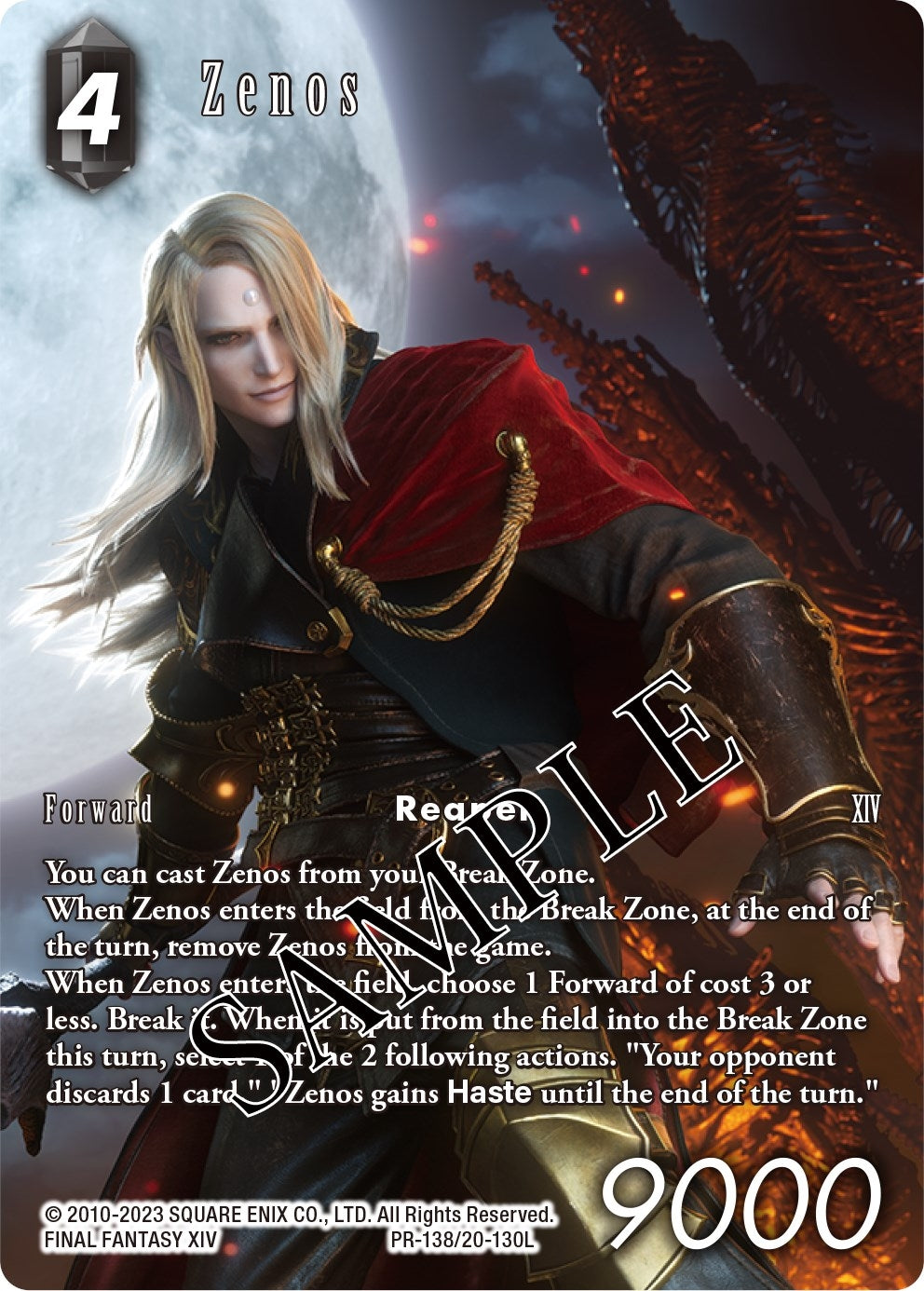 Image for Zenos (PR-138/20-130L) (FF: Promo Cards) (PR) - Final Fantasy TCG
