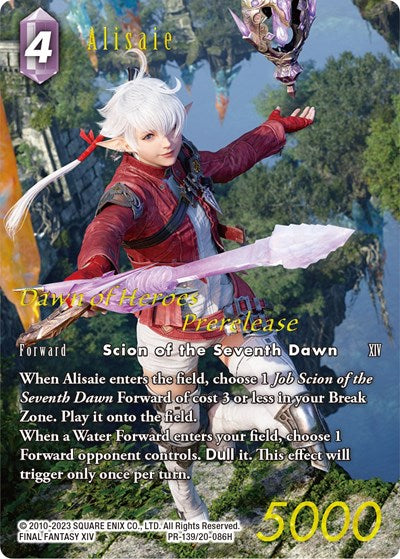 PR-139/20-086H - Alisaie (Prerelease Promo)