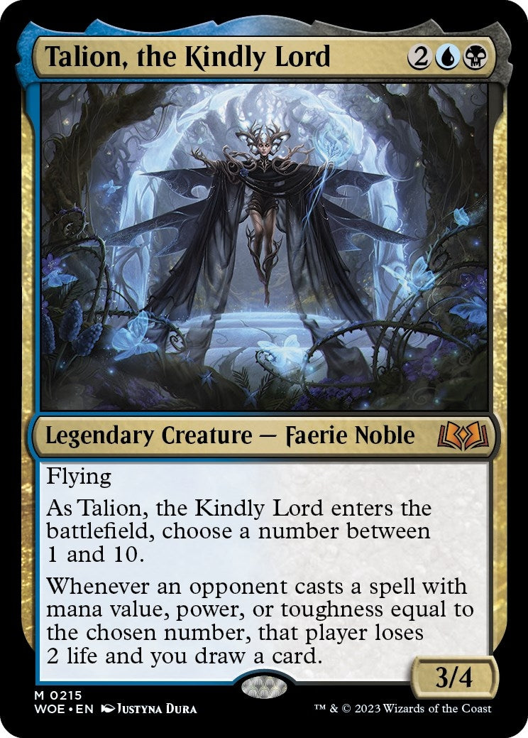 Image for Talion, the Kindly Lord (215) (Wilds of Eldraine) (WOE) - Magic: The Gathering