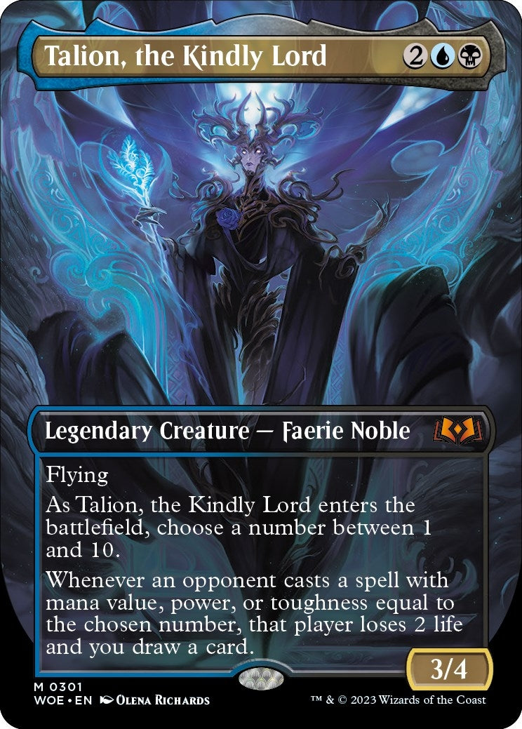 Image for Talion, the Kindly Lord (Borderless) (301) (Wilds of Eldraine) - Magic: The Gathering