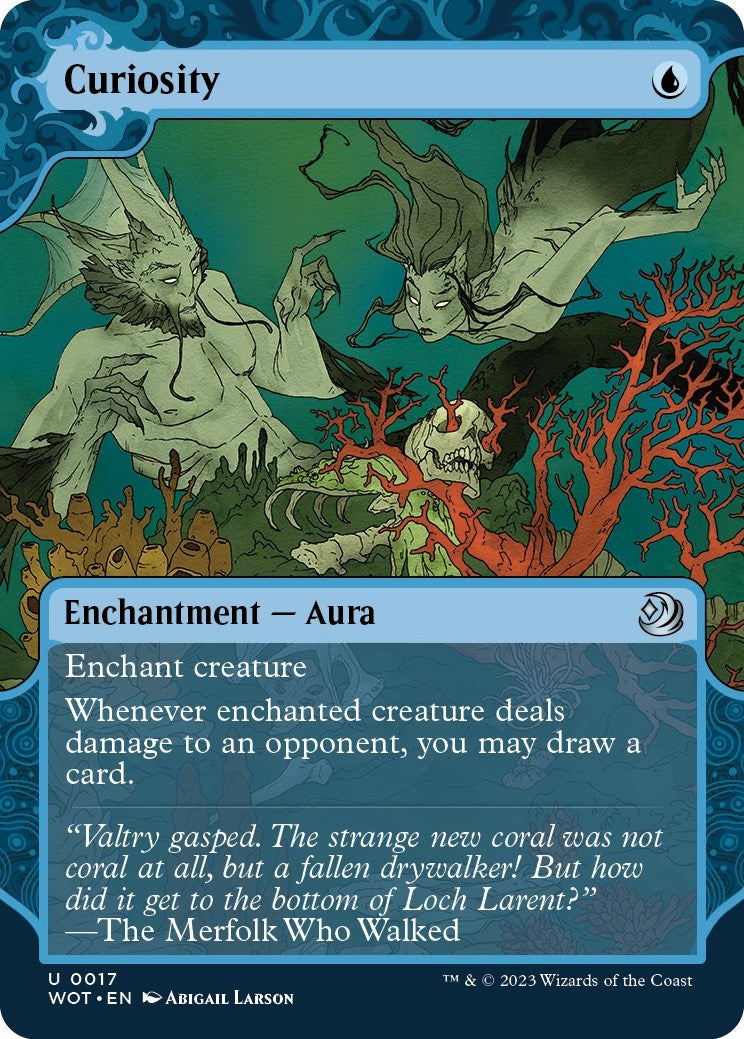 Image for Curiosity (17) (Wilds of Eldraine: Enchanting Tales) (WOT) - Magic: The Gathering