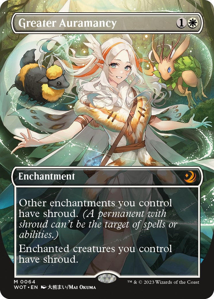 Image for Greater Auramancy (Anime Borderless) (64) (Wilds of Eldraine: Enchanting Tales) (WOT) - Magic: The Gathering