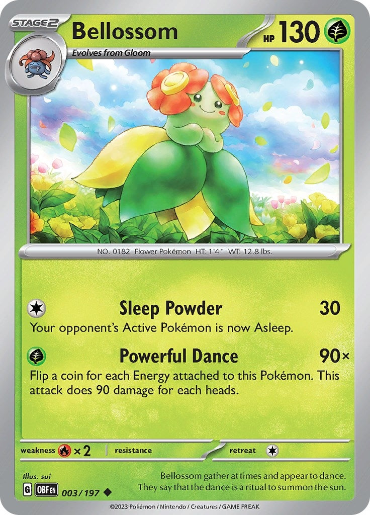 Image for Bellossom (003/197) (SV03: Obsidian Flames) (OBF) - Pokemon