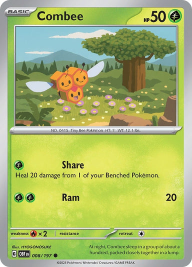 Image for Combee (008/197) (SV03: Obsidian Flames) (OBF) - Pokemon
