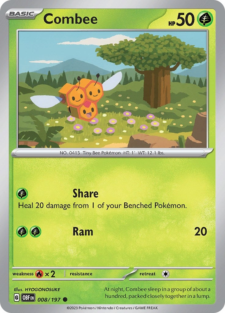 Image for Combee (008/197) (SV03: Obsidian Flames) (OBF) - Pokemon