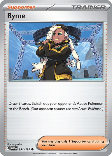 Image for Ryme (194/197) (SV03: Obsidian Flames) (OBF) - Pokemon