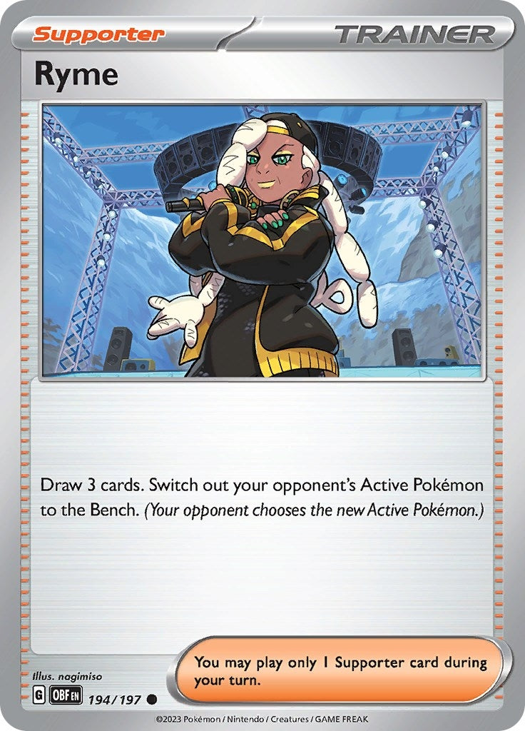 Image for Ryme (194/197) (SV03: Obsidian Flames) (OBF) - Pokemon