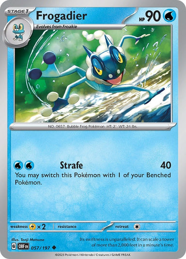Image for Frogadier (057/197) (SV03: Obsidian Flames) (OBF) - Pokemon