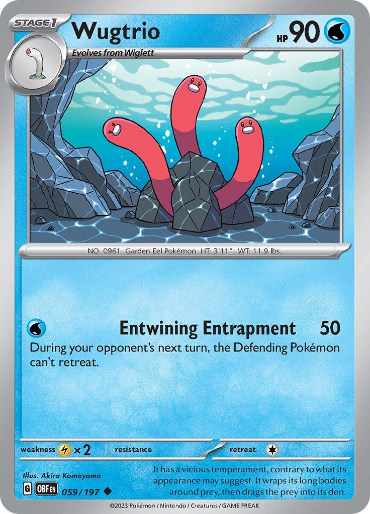 Image for Wugtrio (059/197) (SV03: Obsidian Flames) (OBF) - Pokemon