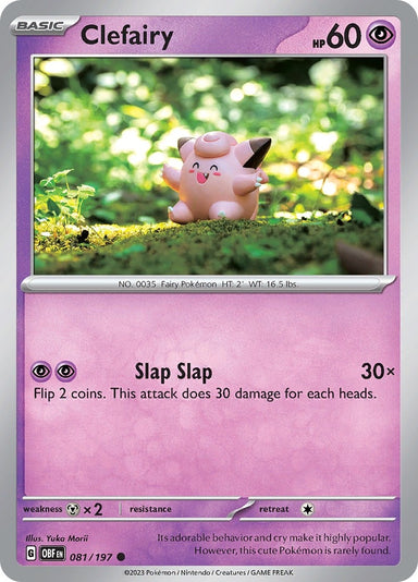 Image for Clefairy (081/197) (SV03: Obsidian Flames) (OBF) - Pokemon