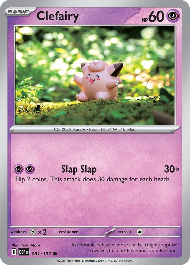 Image for Clefairy (081/197) (SV03: Obsidian Flames) (OBF) - Pokemon