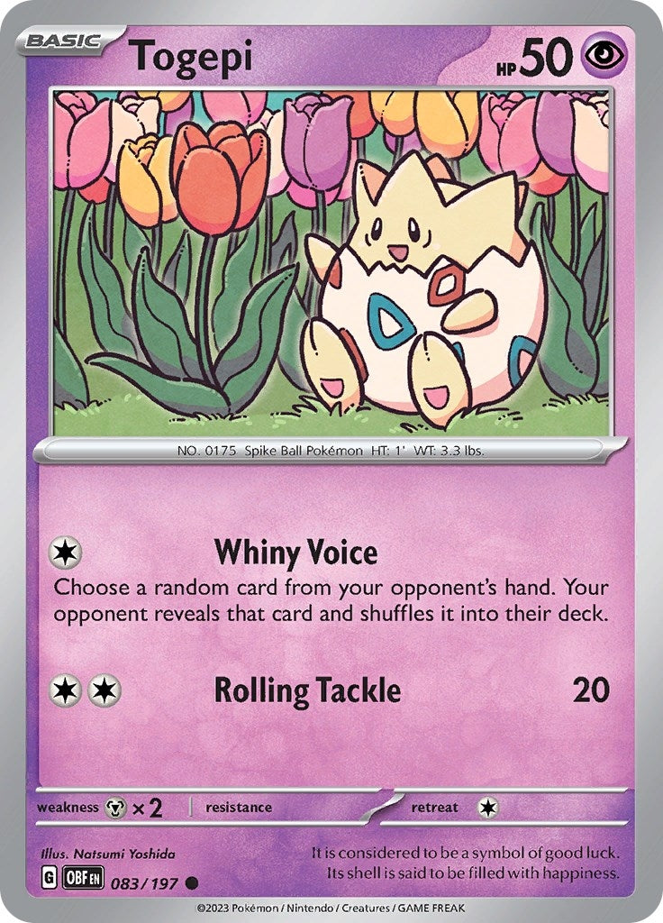 Image for Togepi (083/197) (SV03: Obsidian Flames) (OBF) - Pokemon