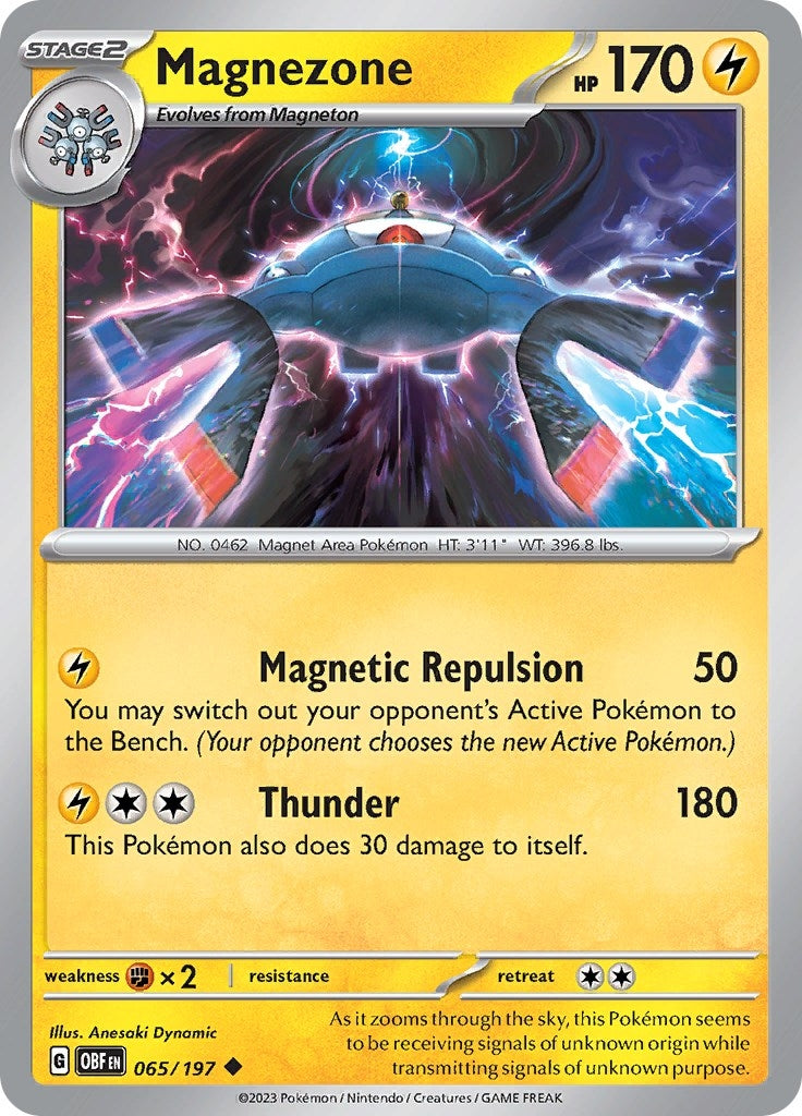 Image for Magnezone (065/197) (SV03: Obsidian Flames) (OBF) - Pokemon