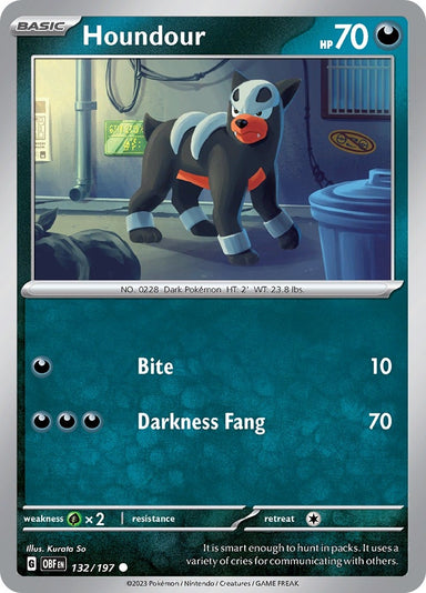 Image for Houndour (132/197) (OBF) - Pokemon