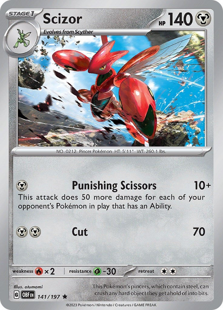 Image for Scizor (141/197) (OBF) - Pokemon