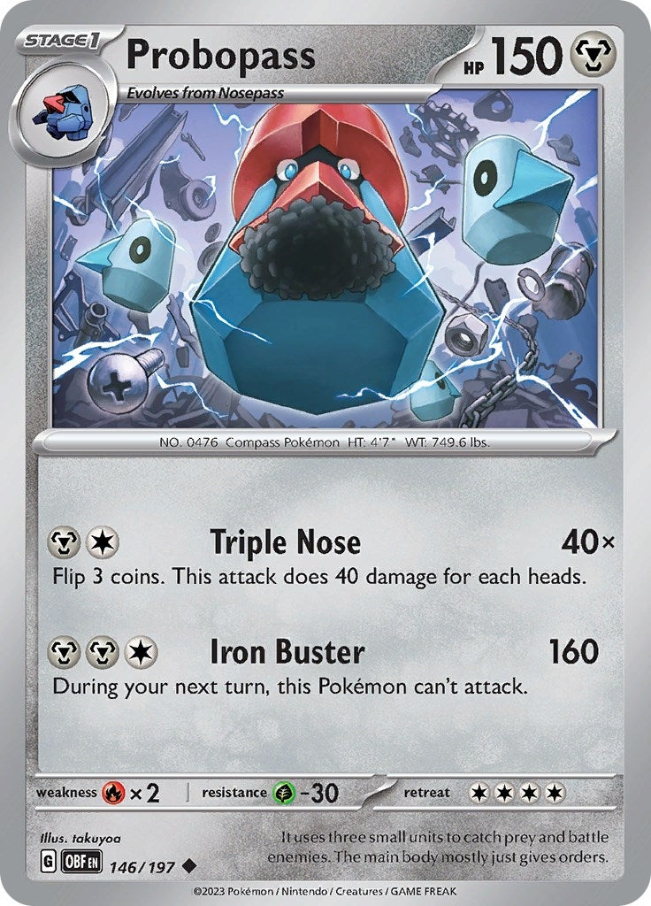 Image for Probopass (146/197) (SV03: Obsidian Flames) (OBF) - Pokemon