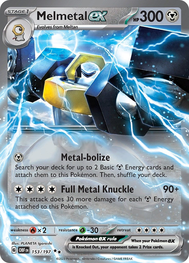 Image for Melmetal ex (153/197) (SV03: Obsidian Flames) (OBF) - Pokemon