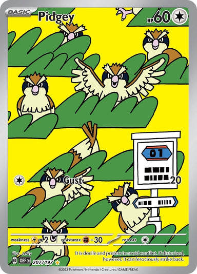 Image for Pidgey (207/197) (OBF) - Pokemon