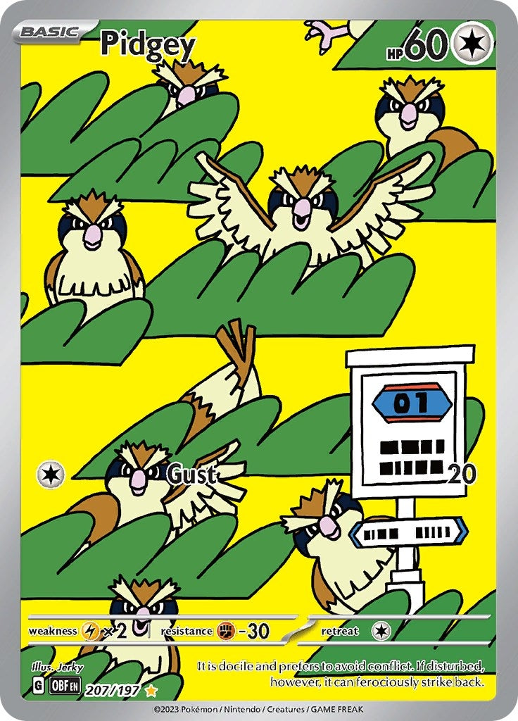 Image for Pidgey (207/197) (OBF) - Pokemon