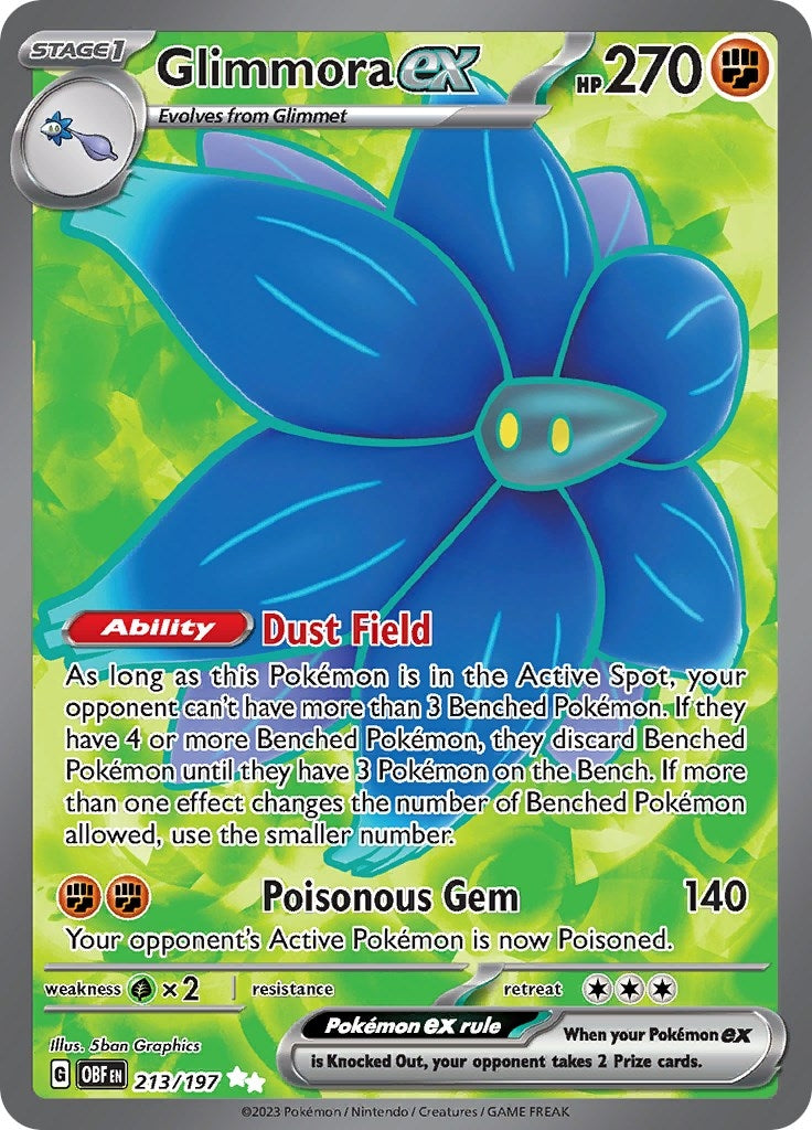 Image for Glimmora ex (213/197) (SV03: Obsidian Flames) (OBF) - Pokemon