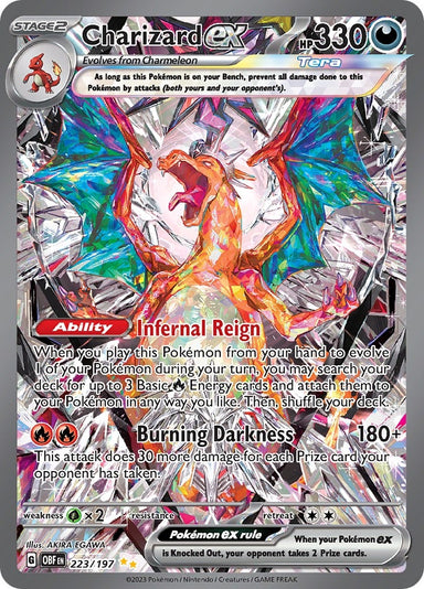 Image for Charizard ex (223/197) (SV03: Obsidian Flames) - Pokemon
