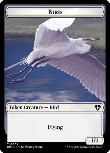 Image for Bird // Thrull Double-Sided Token (4 // 18) (Commander Masters) - Magic: The Gathering