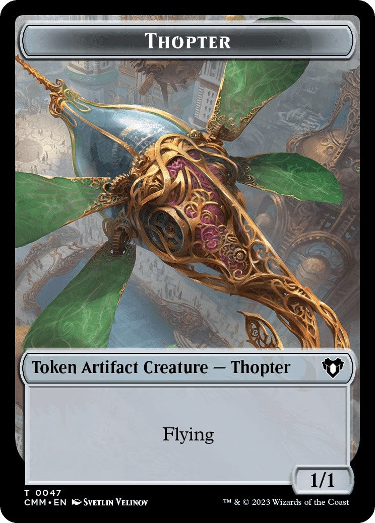 Image for Thopter // Phyrexian Germ Double-Sided Token (47 // 16) (Commander Masters) - Magic: The Gathering