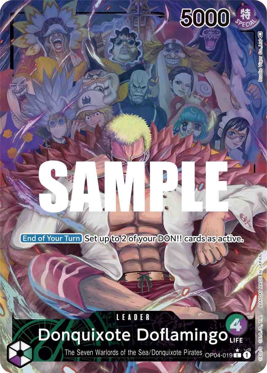 Donquixote Doflamingo (019) (Alternate Art) (OP04-019) (Kingdoms of Intrigue)