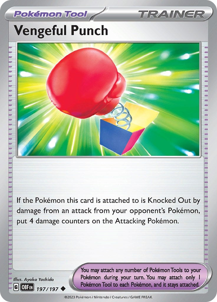Image for Vengeful Punch (197/197) (SV03: Obsidian Flames) (OBF) - Pokemon