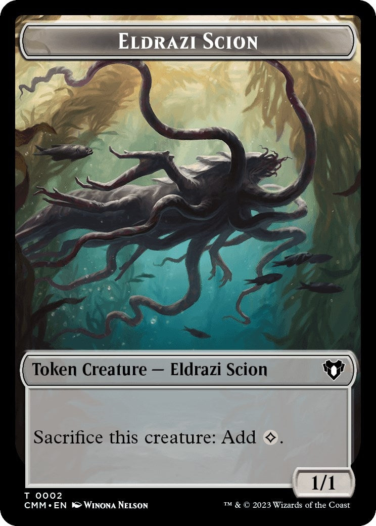 Image for Eldrazi Scion // Dragon (0020) Double-Sided Token (2 // 20) (Commander Masters) - Magic: The Gathering